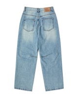 26SS STUDDED BALLOON FIT DENIM PANTS 