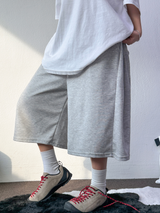 BACK POCKET SIDE PINTUCK BALLOON BERMUDA 💙🤎🖤🩶💜6COLOR