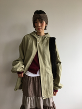 モロー ウォッシュド フーデッド フィールド ジャケット (2color)