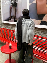 Is mohair Nordic cardigan
