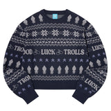 TROLLS JACQUARD KNIT - NAVY