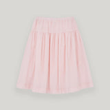 Pink Seersucker Pocket Skirt