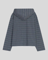(UNISEX) マルチ ストライプ フード ロングスリーブ