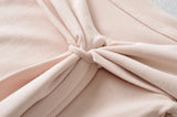 Ribbon Off-Shoulder Wrap Top