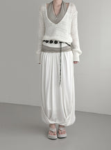 Flobe Deep V-Neck Net Knit