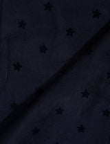 MESH STAR RUFFLE MINI SKIRT(NAVY)