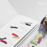 Washi Paper Silver Foil Tape Kiss Cut Tape