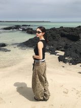 Chiller Leopard Wide Balloon Pants (2c)