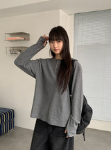 [unisex] チューダー ヘンリーネック ウォーマー ワッフル ティー