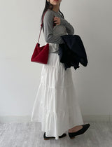 Frilled See-through Layered Bustier