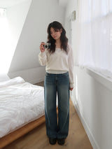 fig mid-blue denim