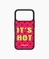 IT'S HOT Glass Bumper Case (Red)