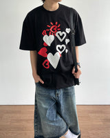 ラブプリントショートスリーブTシャツ