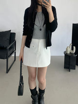 Nanore Round Neck Knit Cardigan