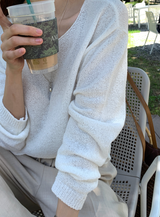 Weekly Summer Boat Neck Knit / 5 colors