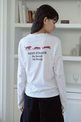 26SS★ ナイトストーカー長袖Tシャツ