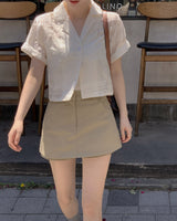 クラウパンチングショートスリーブシャツ