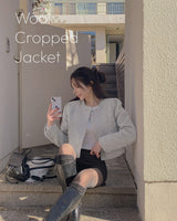 ウールクロップジャケット