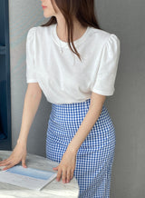 ヘーゼル パフ ショートスリーブ Tシャツ