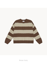LMN ブティルーズフィットツイストドーナッツクラッカーニットウェア(4 colors)