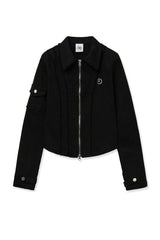 cut line jacket (black)