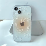Orange_Baby Rabbit Pattern Phone Case