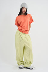 Nylon Cutout Track Pants