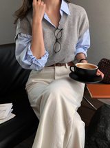 Lucain 307 Cotton Spandex Wide Pants / 5 colors