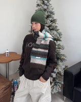 Terrid wool brush knit
