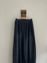 moshi summer denim wide pants