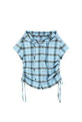 Hoodie String Shirts (BLUE)