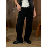[4SEASON] Regular semi wide cotton pants(2color)
