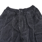 non-faded denim corduroy balloon pt