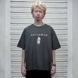 PEANUT STAIN - Fakenut Stain Mastermind Grey Boxy Oversized Tshirt