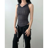 Knit Hood Sleeveless
