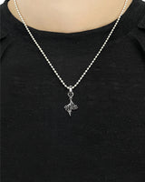 AE LOGO CHAIN PENDANT
