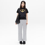 Heart Peace Star Tee - Black