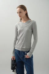 Twin Modal Layer Set_Melange Grey