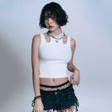 Heart Logo Golji Sleeveless - WHITE