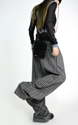 pleats stripe banding pants(3color)