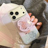 Aurora Glitter Ribbon Bambitalk iPhone Case