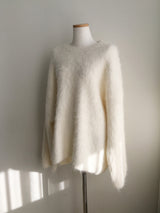 Furry over knit