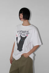 LUCKY BLACK CAT TEE