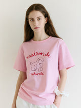 メゾンローラパピーフレンズTシャツ ホットピンク