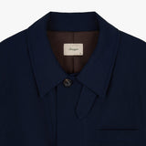 Stranger Classic Fit Belted Padding Coat (Navy)