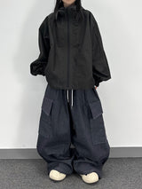 non-fade cargo balloon pants