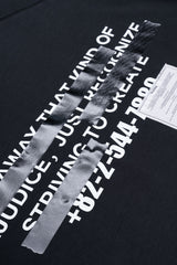 BBD ヒッデンスローガン Tシャツ (ブラック)