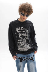 ナッシングマターウォッシュド長袖Tシャツ
