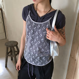 ネッサローズ ホルターストラップ シースルー ノースリーブ