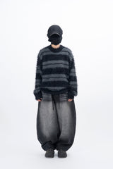 Kera Hairy Stripe Knit